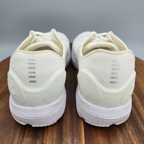 Under Armour HOVR Sonic 5 Shoes Mens 8.5 White Low Top Running Athletic Sneakers main image 8
